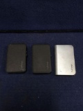 (3) Assorted MyCharge Portable Block Chargers **DAMAGED**