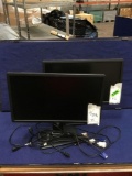 (2) 23in. Dell Monitors with Adjustable Mount **TURN ON**