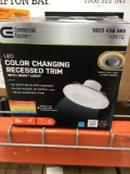 (2) LED Colour Changing Recessed Trim