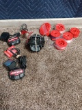 Box Lot Craftsman string trimmer line and chargers