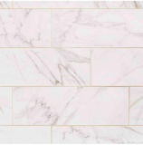 (13) Cases of Daltile LuxeCraft Calacatta Gold Marble Glazed Ceramic Wall Tile