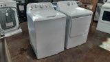 GE Top Load Washer and Gas Dryer Set