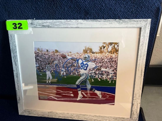 Micheal Irvin Autographed Photo *WITH C. O. A.*