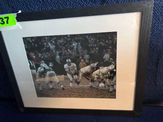 Jim Plunkett Autographed Photo *WITH C. O. A.*