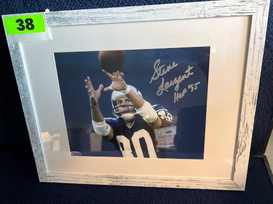 Steve Largent Autographed Photo *WITH C. O. A.*