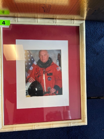 John Glenn Astronaut and Politician *DECEASED* Autographed Photo *WITH C. O. A.*