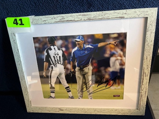 Tony Dungy as Coach Autographed Photo *WITH C. O. A.*