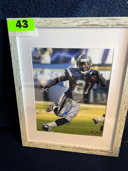 L T Chargers Great Autographed Photo *WITH C. O. A.*