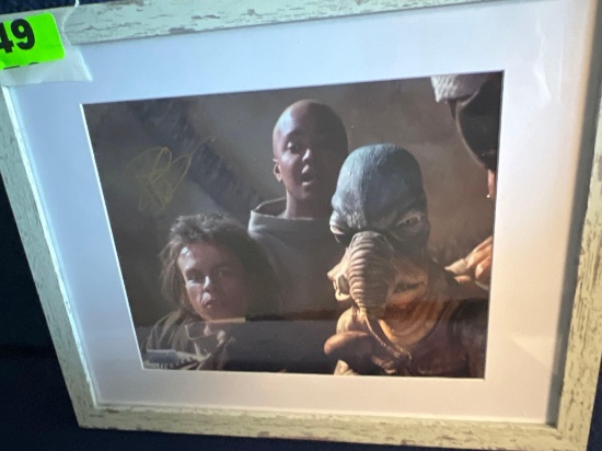 Warwick Davis Autographed Star Wars Photo *WITH C. O. A.*