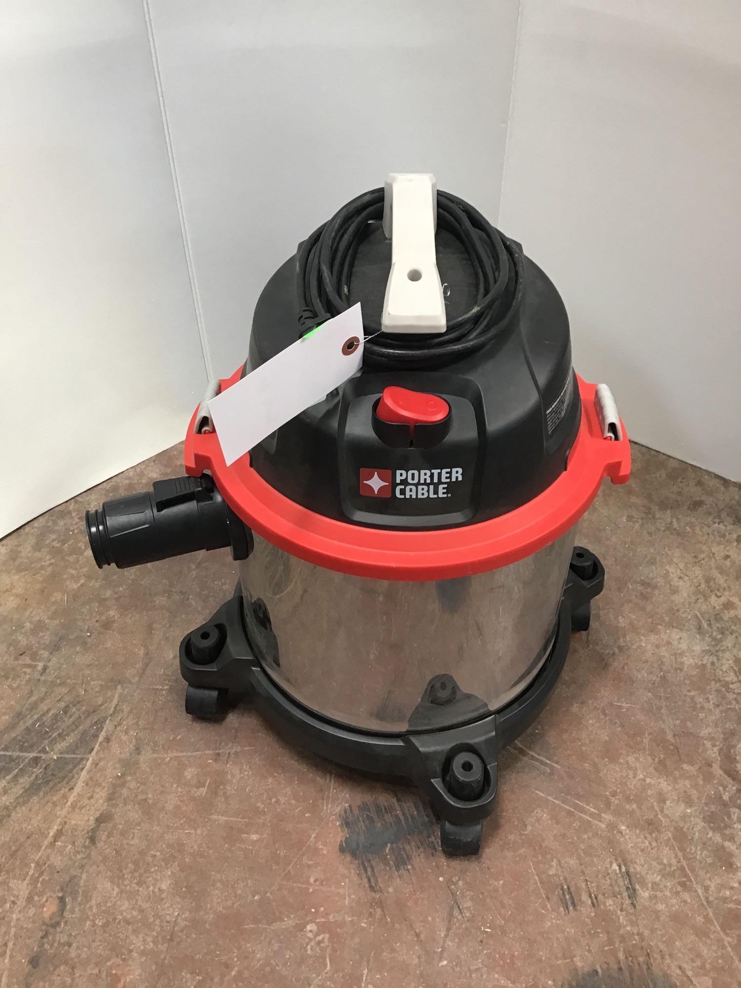 Porter Cable Wet/Dry Vac *TURNS ON* Proxibid