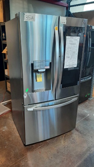 LG - 27.5 Cu. Ft. French InstaView Door-in-Door Smart Wi-Fi Enabled Refrigerator *COLD*