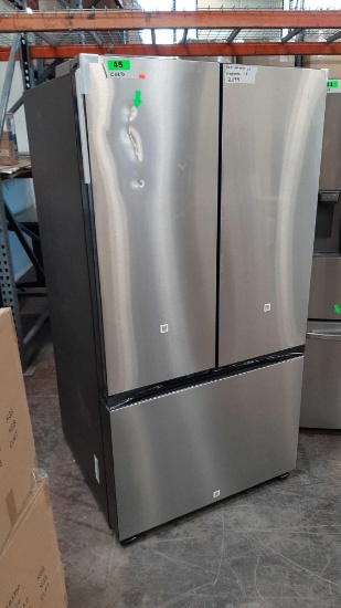 Samsung - Bespoke 30 cu. ft. 3-Door French Door Refrigerator *COLD*