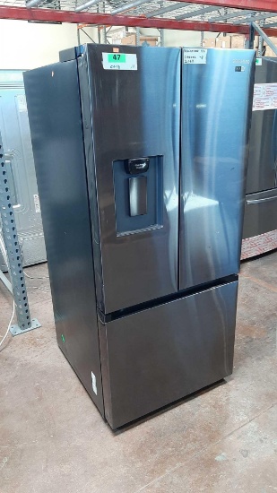 Samsung - 22 cu. ft. Smart 3-Door French Door Refrigerator *COLD*