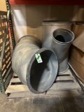 Lot of (2) Dust Collection Pipe with Quick Connect
