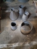Lot of Assorted Dust Collection Funnels
