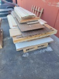 Pallet Lot of Assorted Plywood