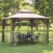 Garden Canopy with a Heavy Duty Seat Frame