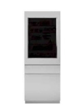 GE 30in Integrated Refer SS Glass Door Panel with 84in Opening