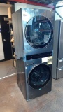 LG - 4.5 Cu. Ft. HE Smart Front Load Washer and 7.4 Cu. Ft. Electric Dryer WashTower *DAMAGE *