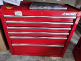 Husky 36 in. 6-Drawer Roller Cabinet Tool Chest in Red