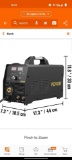 VEVOR 3-in1 MIG/Lift TIG/MMA Welder 250 Amp Welding Machine Gas/Gassless with Gun IGBT Inverter USB