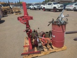 Hydraulic Strut Spring Compressor with Oil Pumps and Canisters