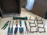 Box Lot of Yard Tools