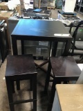 Lot of (3) pc Table and Stool Set *DAMAGED*