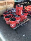 Approximately (13) 5gal Pails of Assorted Gate/Fence Parts