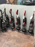 Lot of (6) Assorted Upright Eurika Vacuums