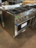KitchenAid 36in Smart Commercial-Style Gas Range with (6) Burners