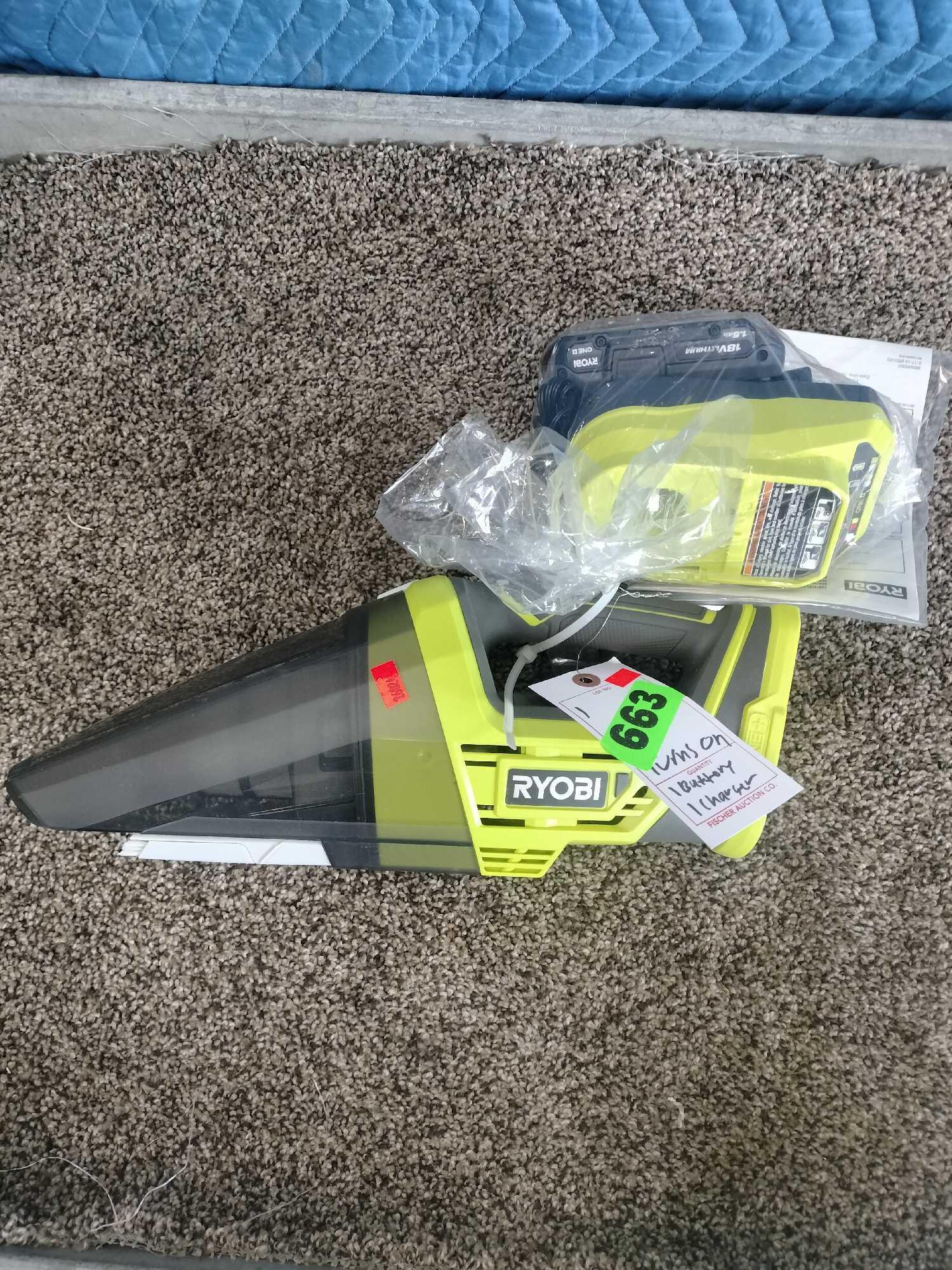 Ryobi 18v Dry Hand Vacuum*TURNS ON* Proxibid