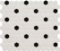 (5) Cases of MSI Adelaide Hexagon Black and White Dot Matte Porcelain Wall and Floor Tile