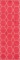 StyleWell Trellis Frieze Pink/Ivory 2 ft. x 6 ft. Geometric Runner Rug