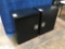 (2) UNUSED Powder Coated Aluminum Locking Boxes with Side Hinges*WITH KEY*