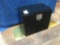 (1) UNUSED Powder Coated Aluminum Locking Box with Bottom Hinges*WITH KEY*