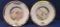 Japenese 24k Gold Edged Chokin Art Collection Plates