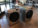 Samsung Smart Washer and Gas Dryer Set*Champagne*PREVIOUSLY INSTALLED*