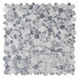 (6) Cases of MSI Alaska Grey Polished Marble Floor and Wall Tile