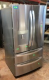 LG 29 cu. ft. French Door Refrigerator with Slim Design Water Dispenser*COLD*