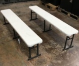 (2) Core 6ft Fold-in-Half Benches