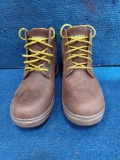 DeWALT Helix WP Waterproof 6in. Steel Toe Work Boots Mens Size (11.5) Brown