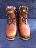 DeWalt Titanium Waterproof Soft Toe Work Boots Mens Size (13) Brown