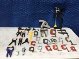 Box Lot of Assorted Clamps