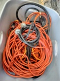 Box Lot Of Extension Cords