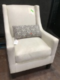 Upholstered Tall Armchair*CREAM COLOR*