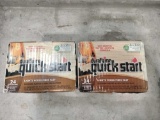(2) Cases of DuraFlame Quick Start Firelighters