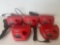 (5) Milwaukee M12 Chargers