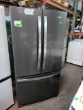 Whirlpool -25.2 Cu. Ft. French Door Refrigerator with Internal Water Dispenser Black Stainless Steel