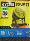 Ryobi 18v Portable Bucket Top Misting Fan Kit*COMPLETE*